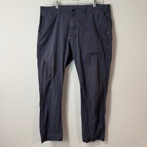 Buck Mason Men's Pants Carry On Blue Size 36 Chino Cotton Spandex
